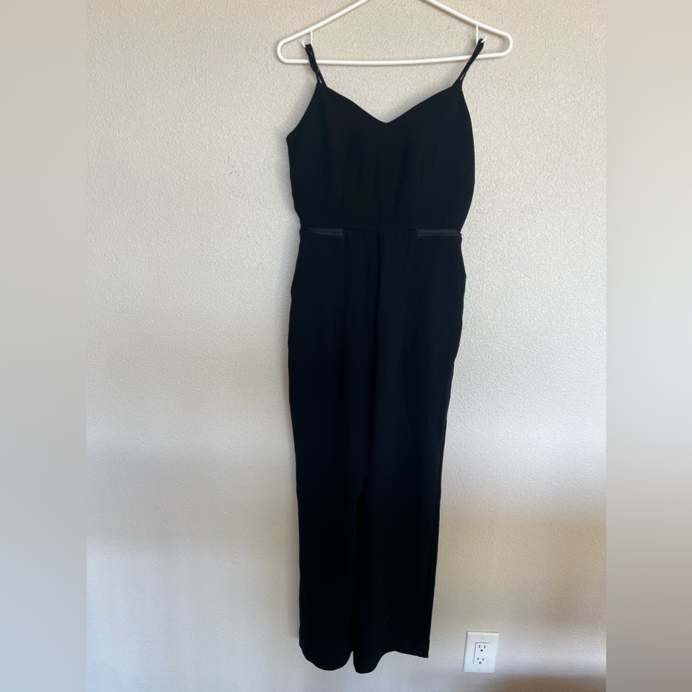 Anthropologie black jumpsuit